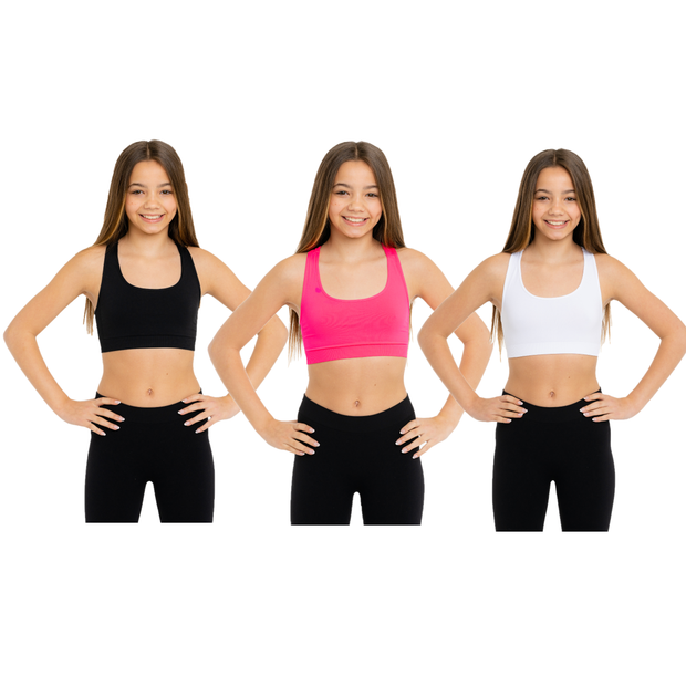 Girls 8-14 Sports Bra – Tagged Sports Bras – Malibu Sugar