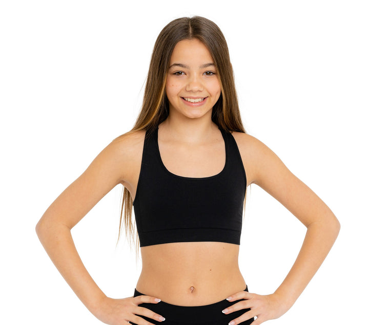 Girl's (8-14) Racer Back Sports Bra