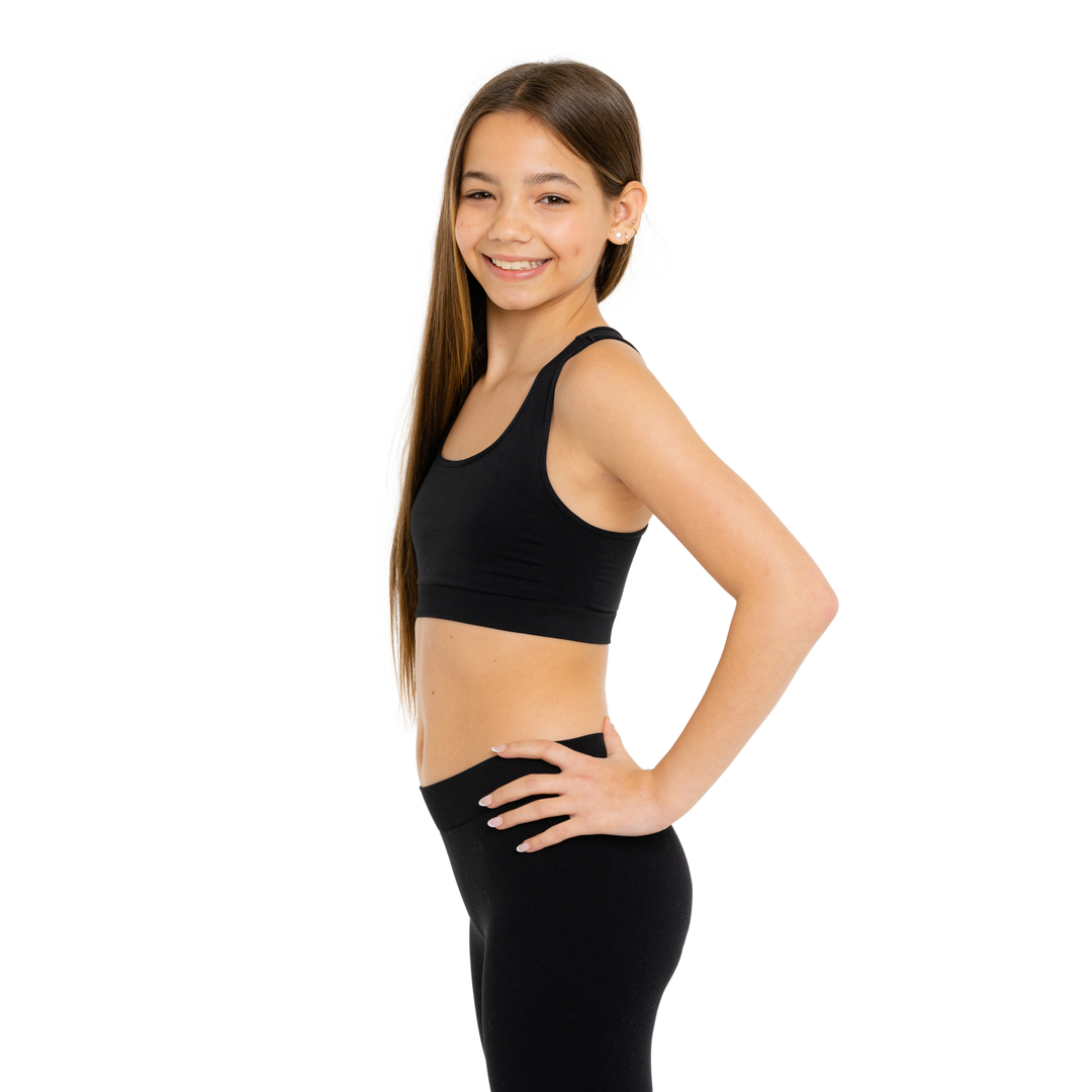 Girl's (8-14) Racer Back Sports Bra