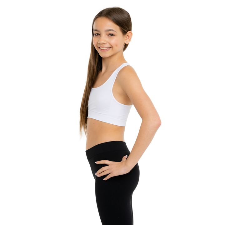 Girl's (8-14) Racer Back Sports Bra