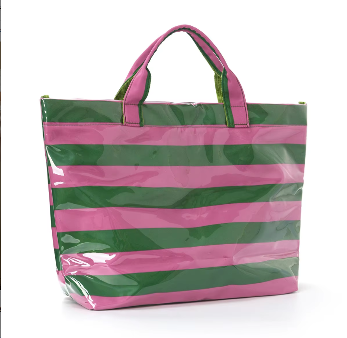 Malibu Coated Striped Totes - Fall Styles