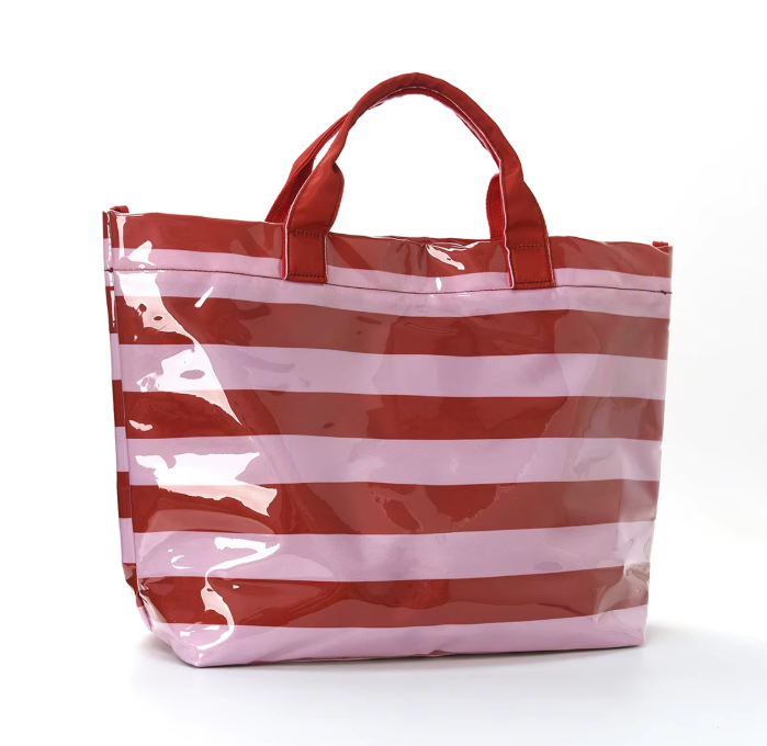 Malibu Coated Striped Totes - Fall Styles