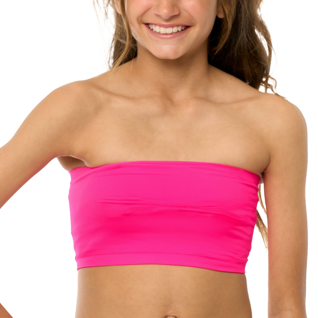 Girl's (7-14) Solid Bandeau