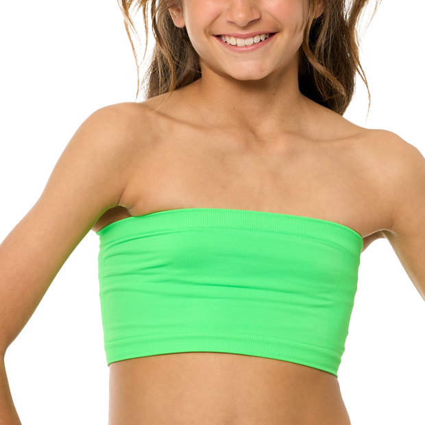Girl's (7-14) Solid Bandeau