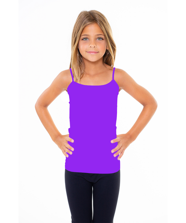 Girl's (7-10) Solid Full Cami