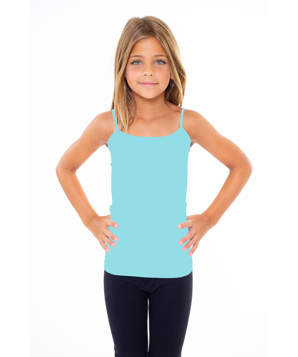 Girl's (10-14) Solid Full Cami / Set of 2
