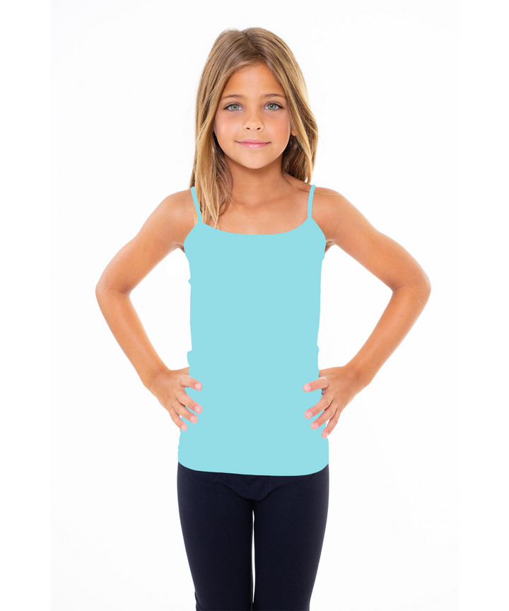 Girl's (10-14) Solid Full Cami / Set of 2