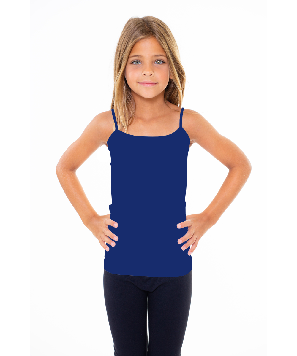 Girl's (7-10) Solid Full Cami
