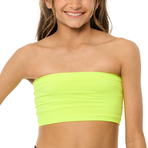 Girl's (7-14) Solid Bandeau