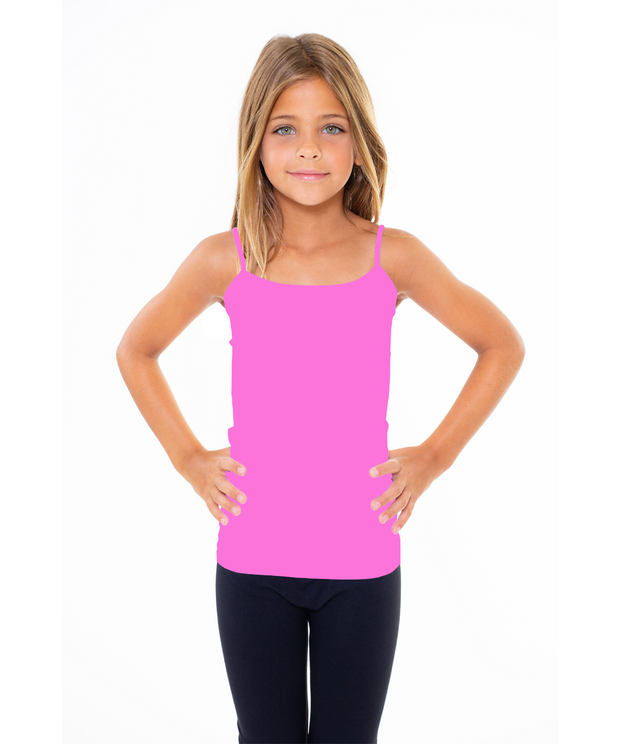 Girl's (7-10) Solid Full Cami
