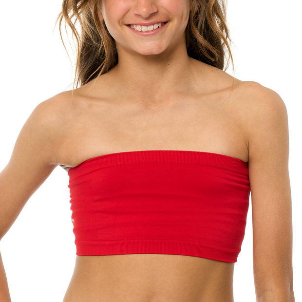 Girl's (7-14) Solid Bandeau