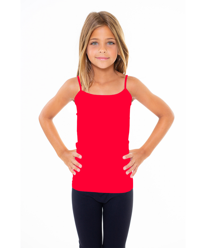 Girl's (7-10) Solid Full Cami