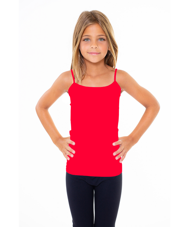 Girl's (7-10) Solid Full Cami