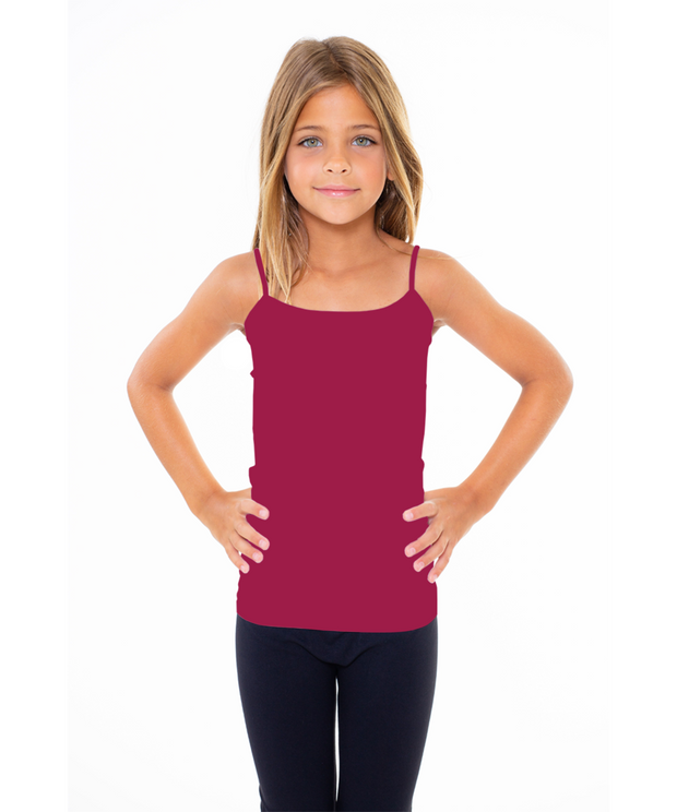 Girl's (7-10) Solid Full Cami