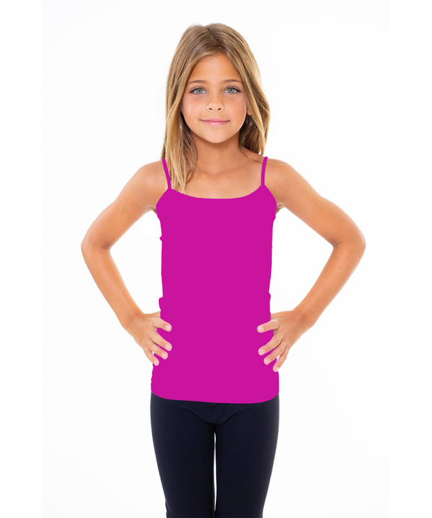 Girl's (7-10) Solid Full Cami