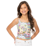 Girl's (7-10) Spring Scattered Icons Full Cami