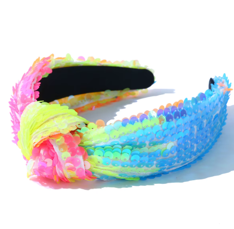 Knotted Sequin Headband