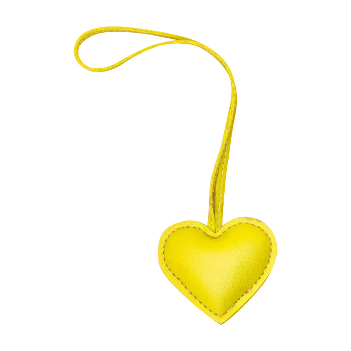 Heart Bag Charms - Faux Leather - 12 Colors