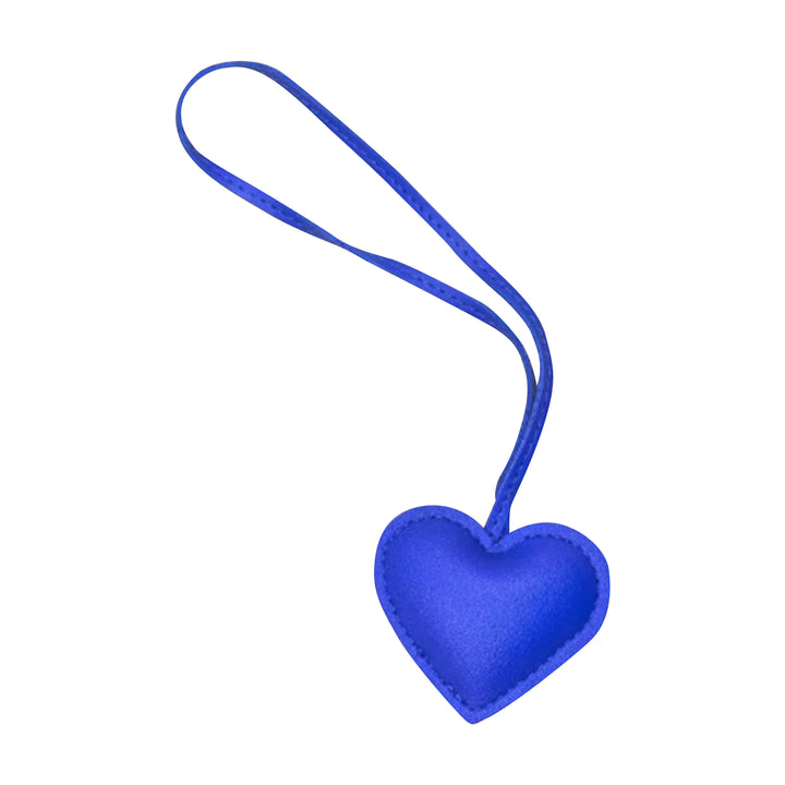 Heart Bag Charms - Faux Leather - 12 Colors