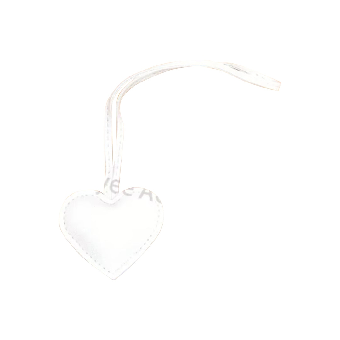 Heart Bag Charms - Faux Leather - 12 Colors