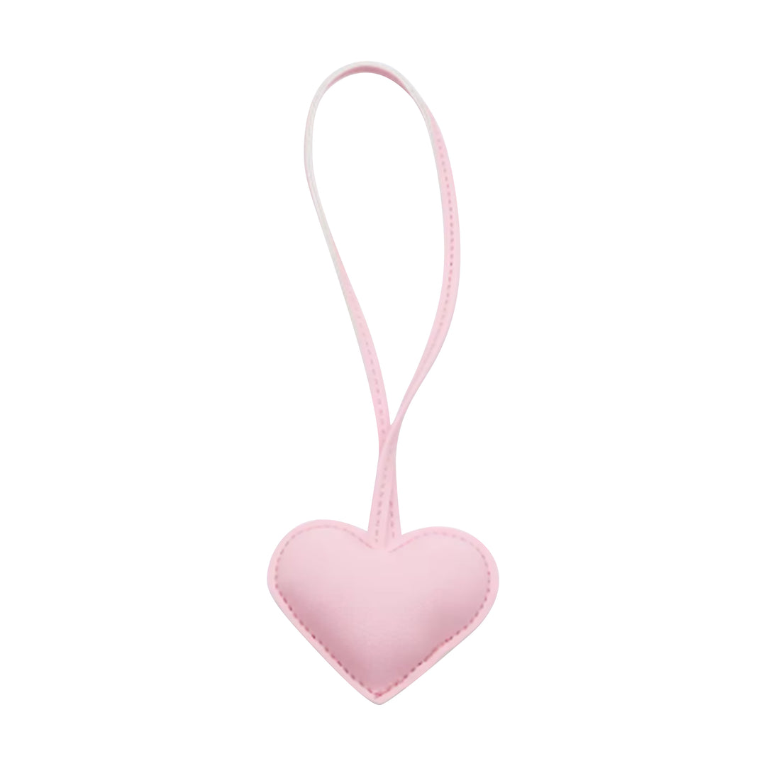Heart Bag Charms - Faux Leather - 12 Colors