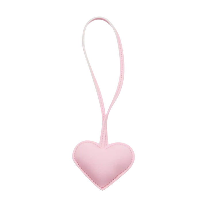 Heart Bag Charms - Faux Leather - 12 Colors