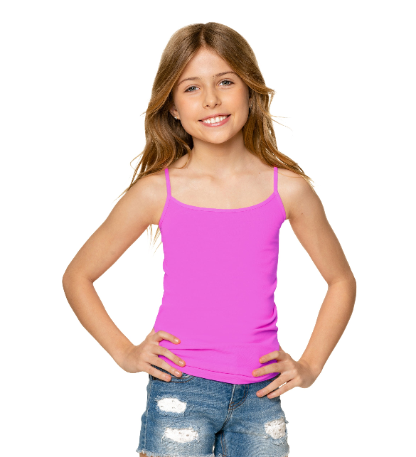 Girl's (10-14) Solid Full Cami