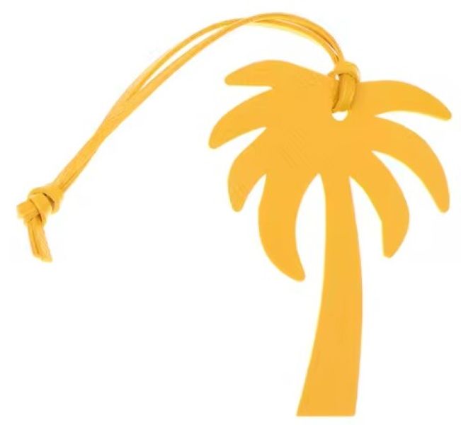 Palm Tree Bag Charms - Faux Leather