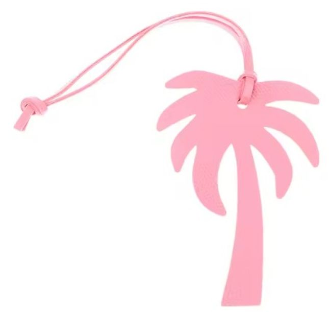 Palm Tree Bag Charms - Faux Leather