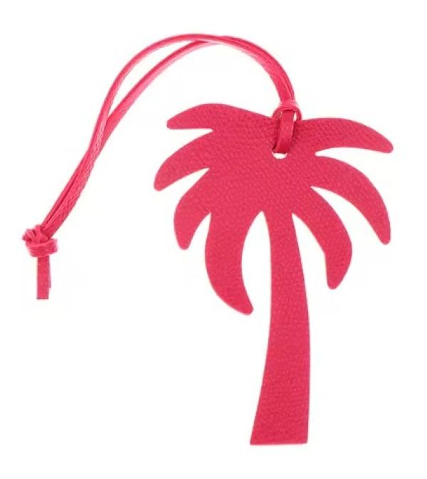 Palm Tree Bag Charms - Faux Leather