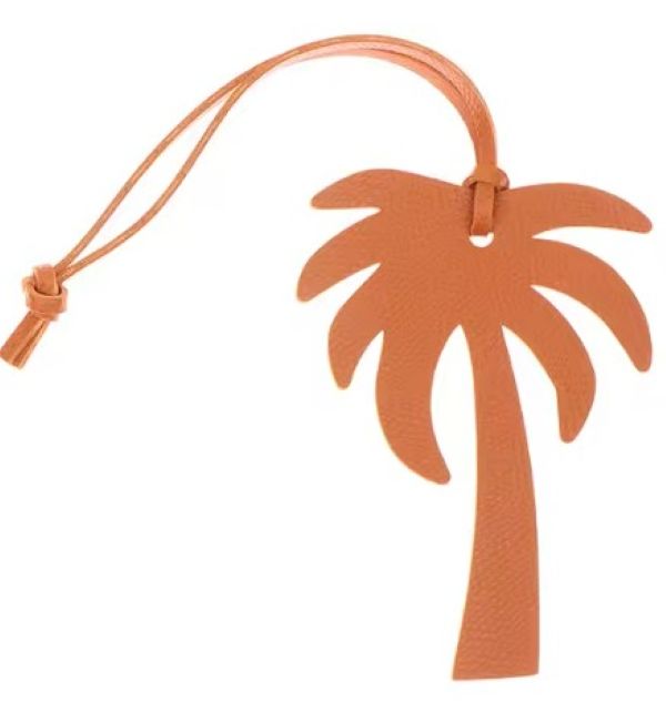 Palm Tree Bag Charms - Faux Leather