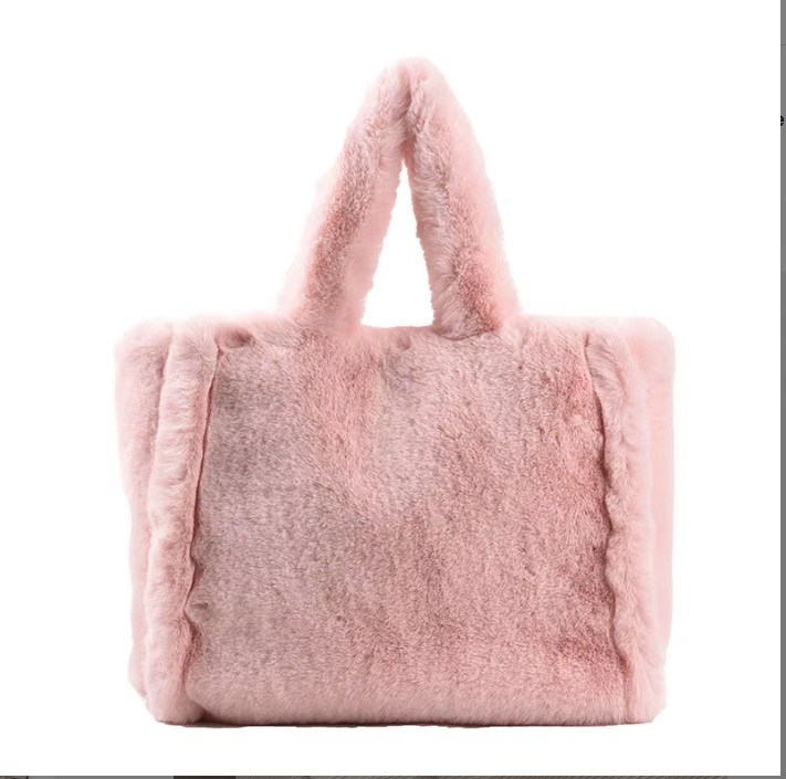 Large Faux Fur Purses