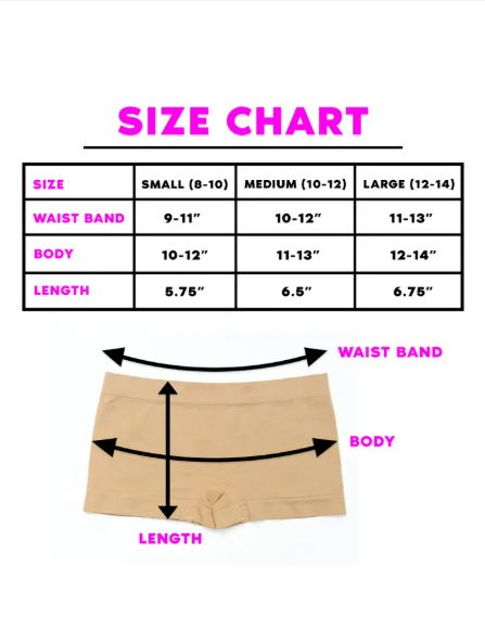 Girl's Every Girl Boy Shorts / Set of 4