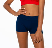 Girl's (10-14) Solid Boy Shorts