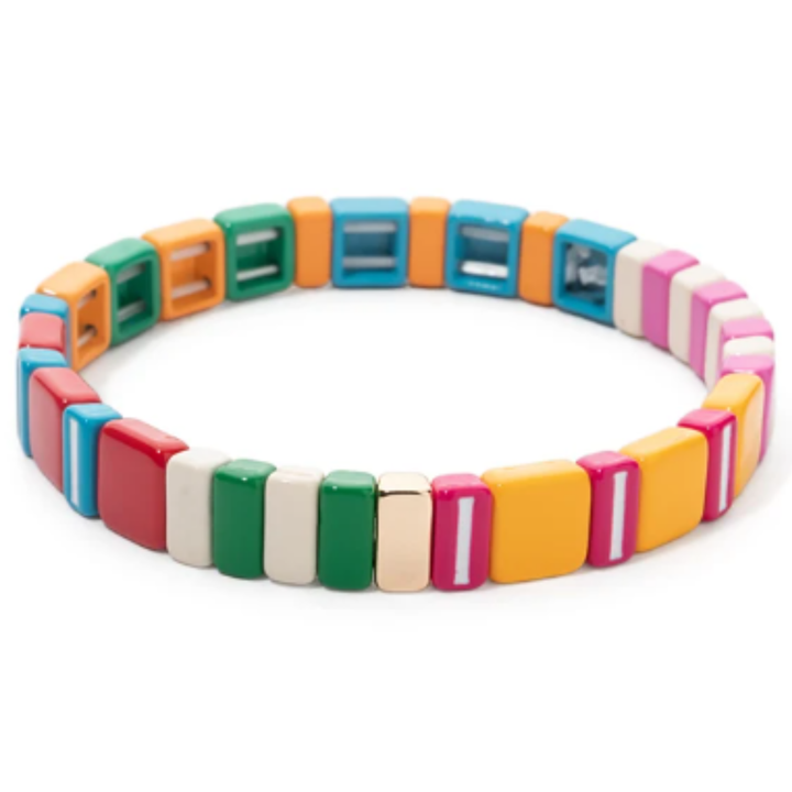 Sitting By The Fire Tile Bracelets