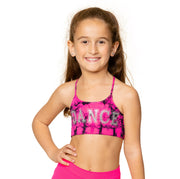 Little Girl's (4-6x) "DANCE" Tie Dye Bra Cami