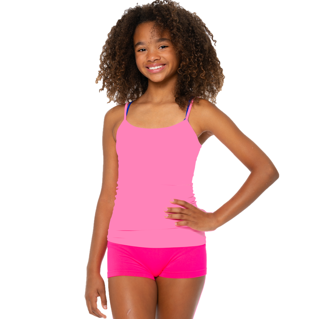 Girl's (7-10) Solid Full Cami