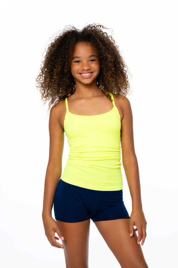 Girl's (10-14) Solid Full Cami