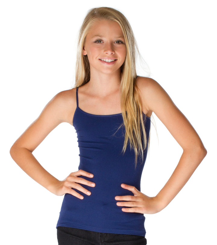 Girl's (10-14) Solid Full Cami