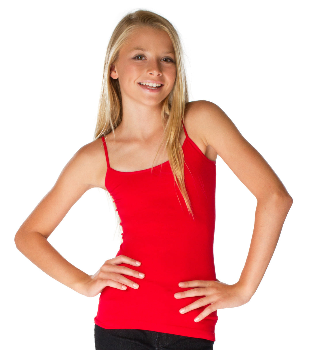 Girl's (10-14) Solid Full Cami