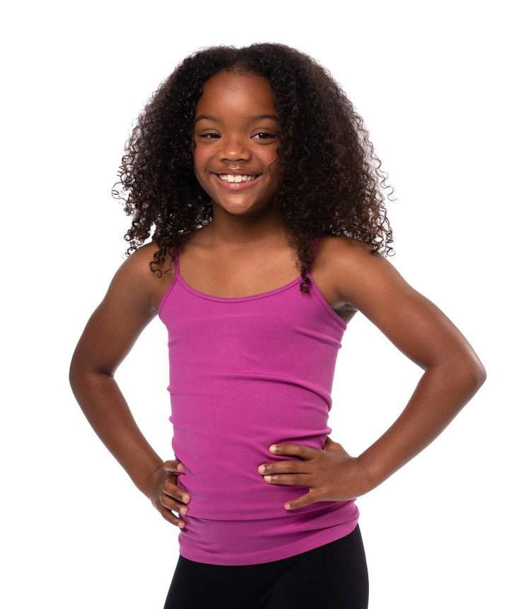 Girl's (10-14) Solid Full Cami