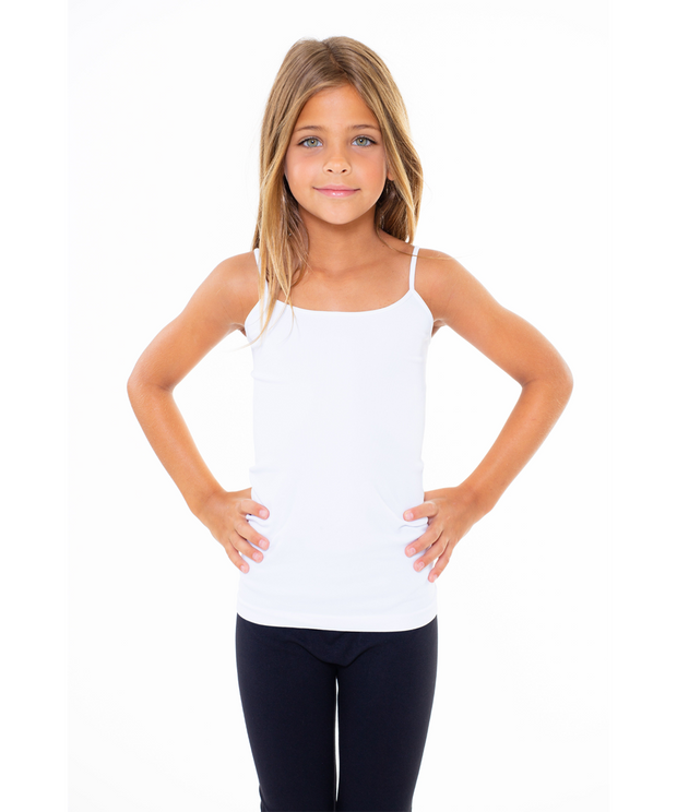 Girl's (7-10) Solid Full Cami