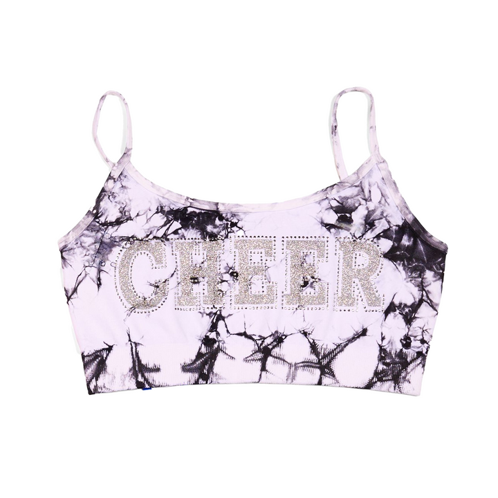 Little Girl's (4-6x) "CHEER" Tie Dye Bra Cami
