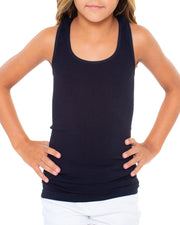 Little Girl's (4-6x) Ribbed Racer Back Tank Top