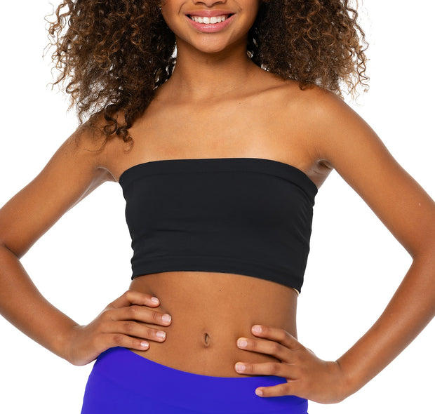 Girl's (7-14) Solid Bandeau