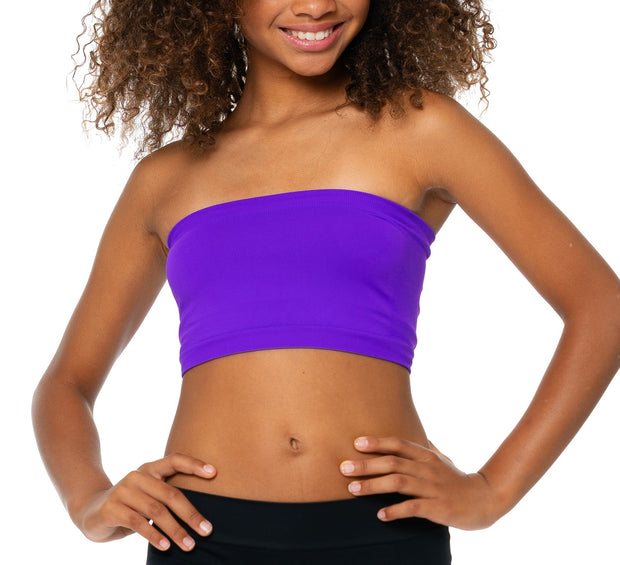 Girl's (7-14) Solid Bandeau