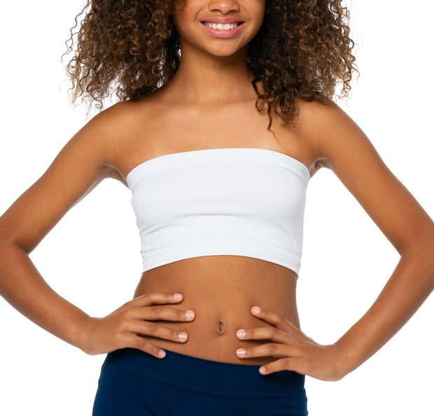Girl's (7-14) Solid Bandeau