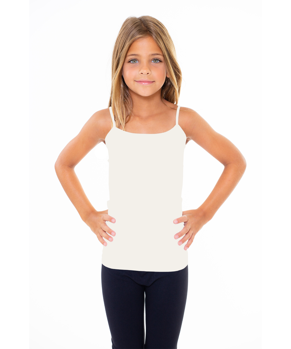 Girl's (7-10) Solid Full Cami