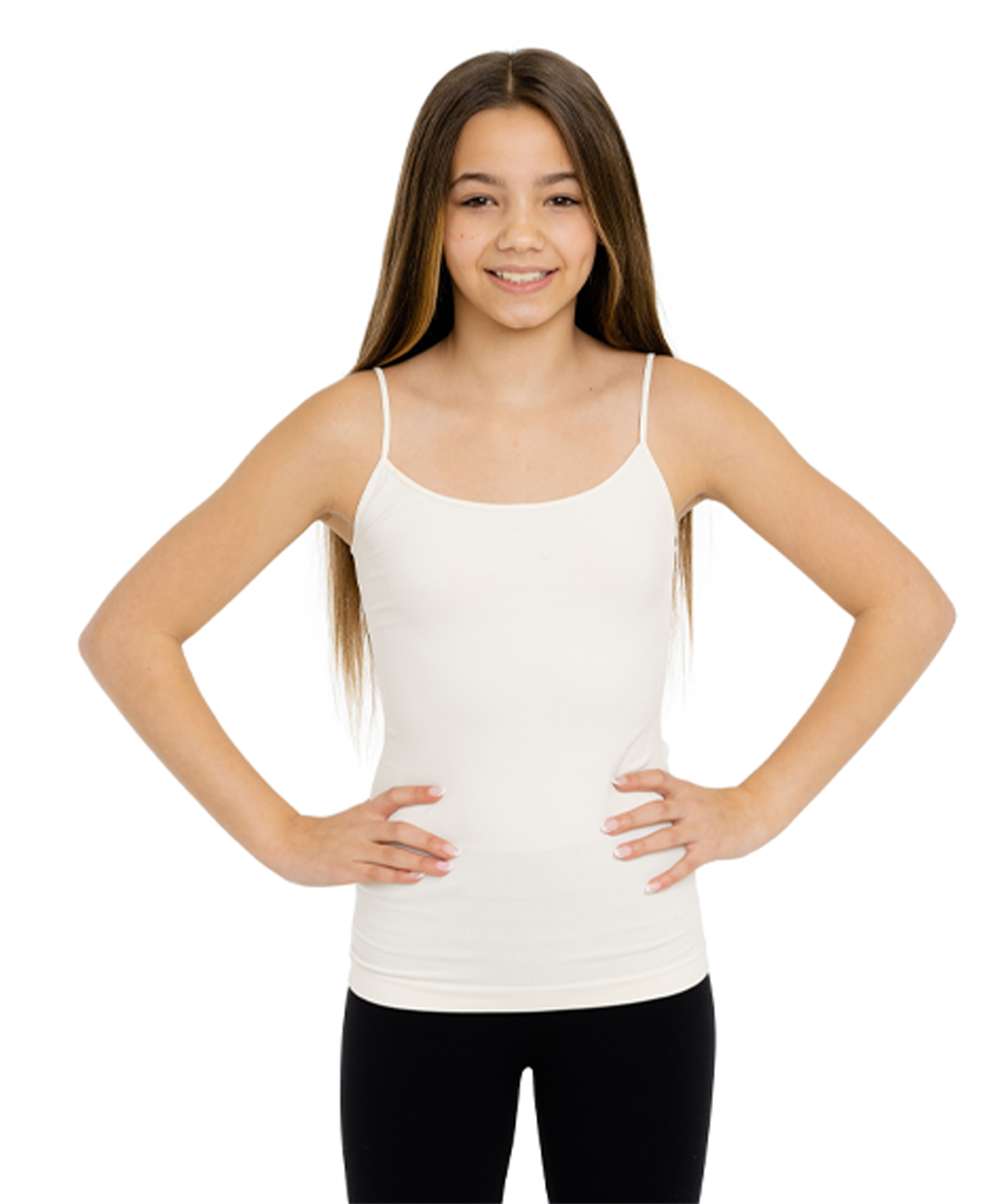 Girl's (10-14) Solid Full Cami
