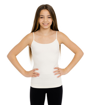 Girl's (10-14) Solid Full Cami